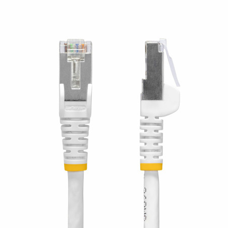 StarTech.com Cavo Ethernet CAT8 bianco da 10m, RJ45 Snagless, 25G/40G, 2000MHz, 100W PoE++, S/FTP, cavo lan in rame puro 26AWG,