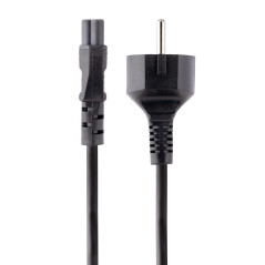 StarTech.com Cavo di Alimentazione CA da 3m, da Spina Schuko a C5 2.5A-250V, 18AWG, Cavo Elettrico di Ricambio per Alimentatori