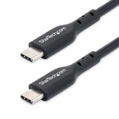 StarTech.com Cavo USB-C da 1m, cavo di ricarica USB-C, cavo USB 2.0 Tipo-C per laptop, 60W 3A Power Delivery, rivestimento in