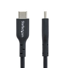 StarTech.com Cavo USB-C da 2m, cavo di ricarica USB-C, cavo USB 2.0 Tipo-C per laptop, 60W 3A Power Delivery, rivestimento in