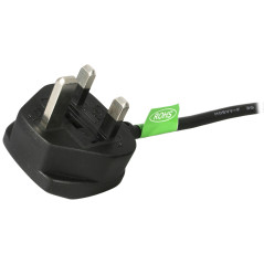 StarTech.com Cavo di alimentazione per PC da BS 1363 a C13 1m, Cavo di alimentazione AC del Regno Unito 18AWG, 10A 250V, cavo