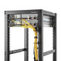 StarTech.com Gancio con anello a D per gestione cavi in server rack verticale 1U - 4,5 x 10 cm