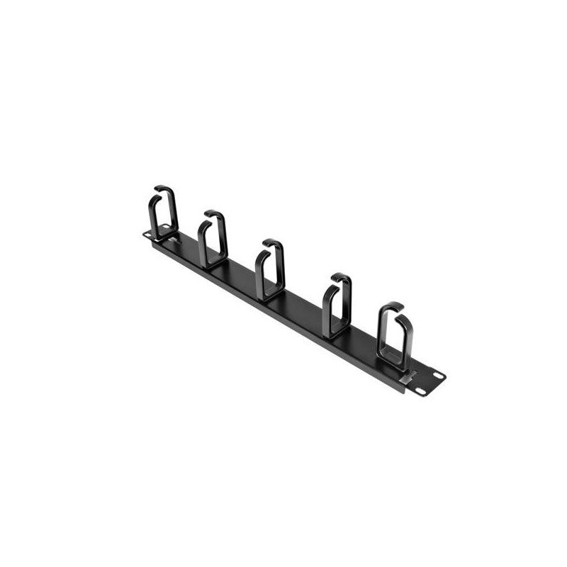 StarTech.com Pannello gestione cavi 1U 19" per rack con anelli guida in metallo