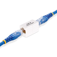 StarTech.com Accoppiatore RJ45, accoppiatore Ethernet Cat6 in linea, connettore femmina a femmina (F F) T568B, estensione cavo