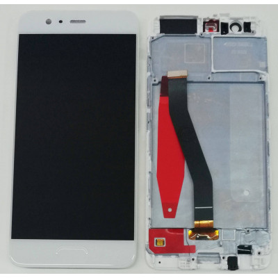 Écran Lcd + Écran Tactile + Cadre Pour Huawei P10 Vtr-L09 L29 Blanc