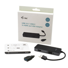 i-tec USB 3.0   USB-C Dual HDMI and VGA Video Adapter