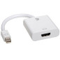 V7 Adaptador blanco de vídeo con conector Mini DisplayPort macho a HDMI hembra