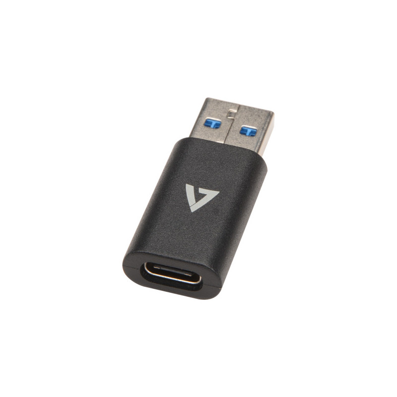 V7 V7USB3AC adattatore per inversione del genere dei cavi USB A USB C Nero