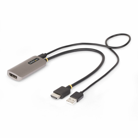 StarTech.com Cavo adattatore da HDMI a DisplayPort da 30 cm, 8K 60Hz, convertitore video attivo da HDMI 2.1 a DP 1.4,