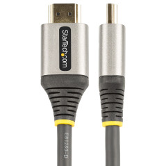 StarTech.com Cavo HDMI 2.0 4K da 2 m - Cavo premium HDMI Ultra HD 4K 60Hz ad alta velocità con Ethernet - HDR10, ARC - Cavo