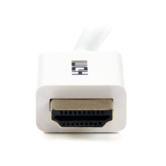 StarTech.com Cavo HDMI ad alta velocità a parete CL3 bianco da 7 m - HDMI a HDMI - M M