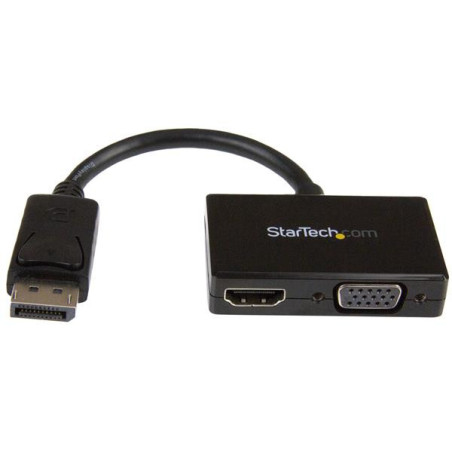 StarTech.com Adattatore DisplayPort a HDMI e VGA - Convertitore audio video da viaggio DP 2 in 1 - 1920x1200   1080p