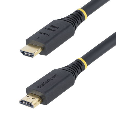 StarTech.com Cavo HDMI 2.0 Certificato Premium da 5m ad Alta Velocità, 4K 60Hz/1440p 144Hz, HDR10/HDCP 2.2/ARC, 18Gbps. Cavetto