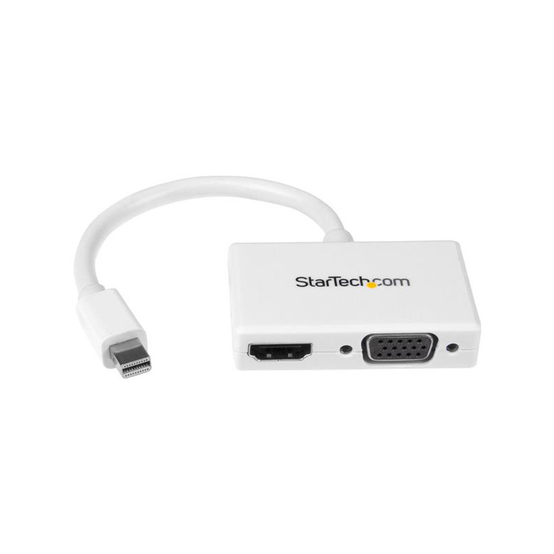 StarTech.com Adattatore Mini DisplayPort a HDMI e VGA - Convertitore audio/video da viaggio mDP 2 in 1 - 1920x1200 / 1080p -