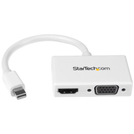 StarTech.com Adattatore Mini DisplayPort a HDMI e VGA - Convertitore audio/video da viaggio mDP 2 in 1 - 1920x1200 / 1080p -