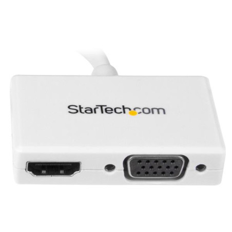 StarTech.com Adattatore Mini DisplayPort a HDMI e VGA - Convertitore audio/video da viaggio mDP 2 in 1 - 1920x1200 / 1080p -