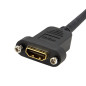 StarTech.com Cavo HDMI Standard per montaggio a pannello da 91 cm - F/M