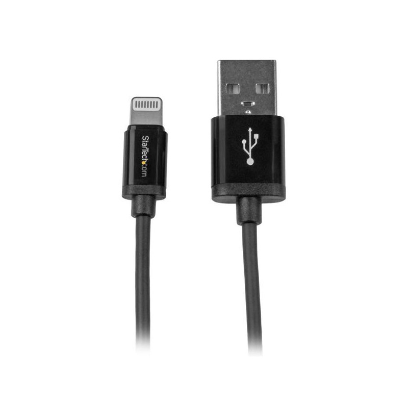 StarTech.com Cavo connettore lightning a 8 pin Apple nero a USB da 1m per iPhone / iPod / iPad