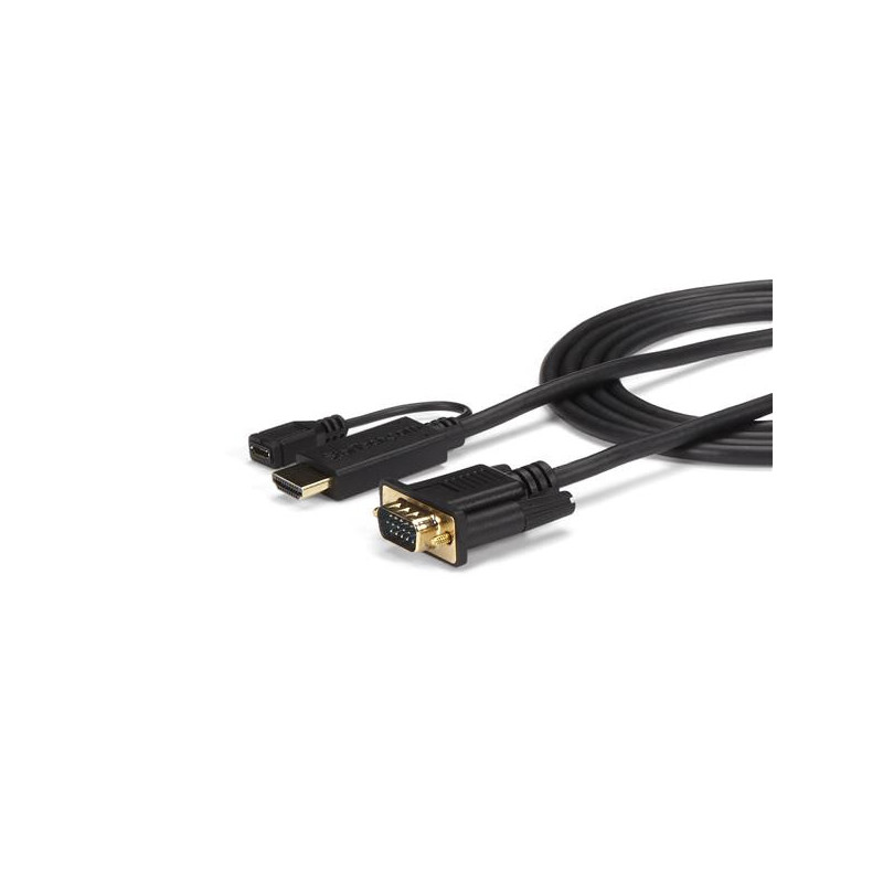 StarTech.com Cavo Convertitore attivo HDMI a VGA - Adattatore HDMI a VGA M/M - 1920x1200 / 1080p da 1,8m