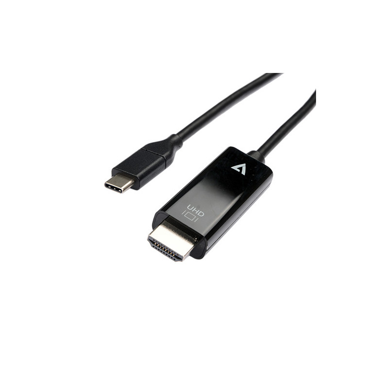 V7 V7UCHDMI-2M cavo e adattatore video USB tipo-C HDMI Nero