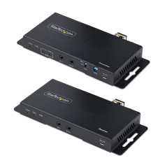 StarTech.com Kit Extender HDMI su fibra ottica LC, 4K 60Hz fino a 1km (Single Mode) o 300m (Multimode) - Estensore HDMI, HDR,