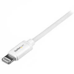 StarTech.com Cavo Connettore Lightning 8-pin Apple a USB di tipo Slim per iPhone   iPod   iPad da 1m - Bianco