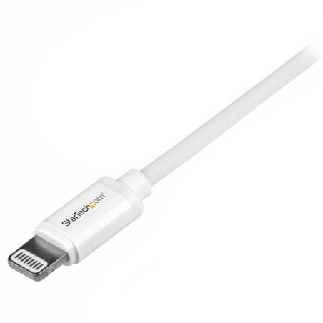 StarTech.com Cavo Connettore Lightning 8-pin Apple a USB di tipo Slim per iPhone / iPod / iPad da 1m - Bianco