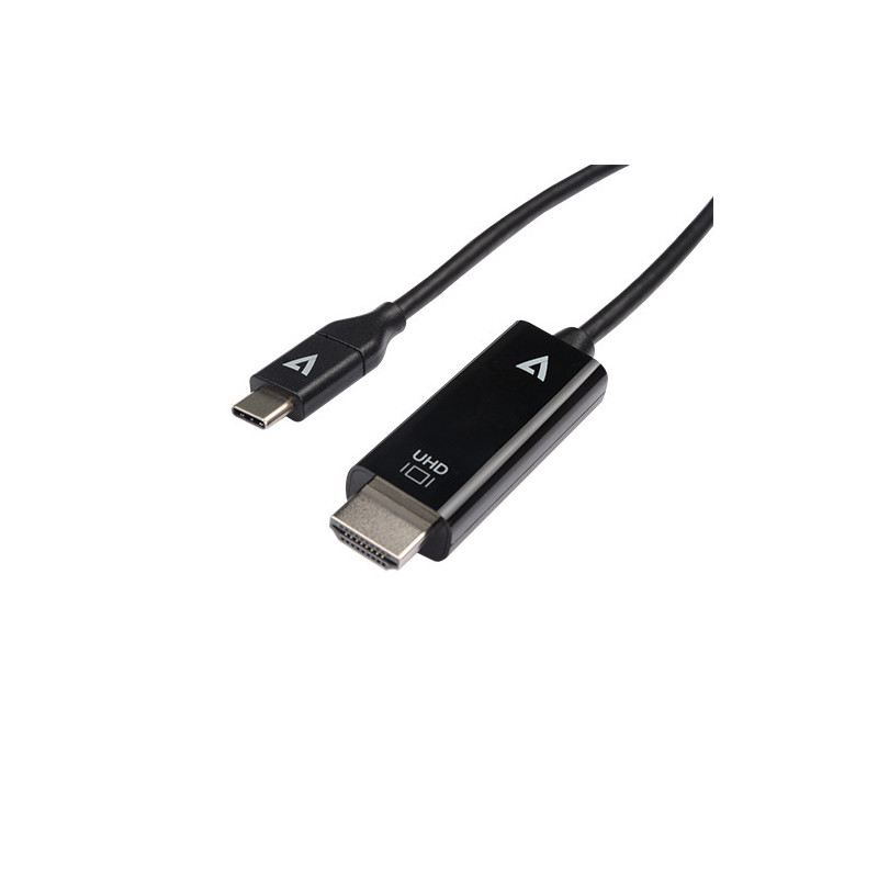 V7 V7UCHDMI-1M cavo e adattatore video USB Type-C 3.2 Gen 1 HDMI Nero