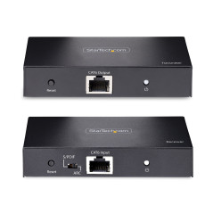 StarTech.com Extender HDMI 4K su Cavo Ethernet CAT5 CAT6, Video Extender 4K 60Hz HDR fino a 70m, Uscita HDMI e Audio S PDIF su