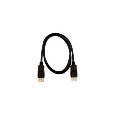 V7 Cavo video nero Pro da DisplayPort maschio a DisplayPort maschio 1 m