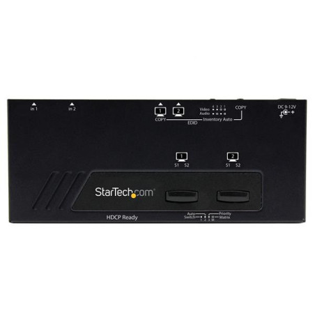 StarTech.com Switch matrice HDMI 2x2 con commutazione automatica e prioritaria - 1080p