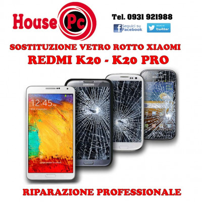 Sostituzione vetro rotto REDMI K20 - K20 PRO riparazione display LCD