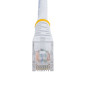 StarTech.com Cavo patch UTP Cat5e RJ45 modellato bianco da 15 m Cat 5e - Cavo patch da 15 m