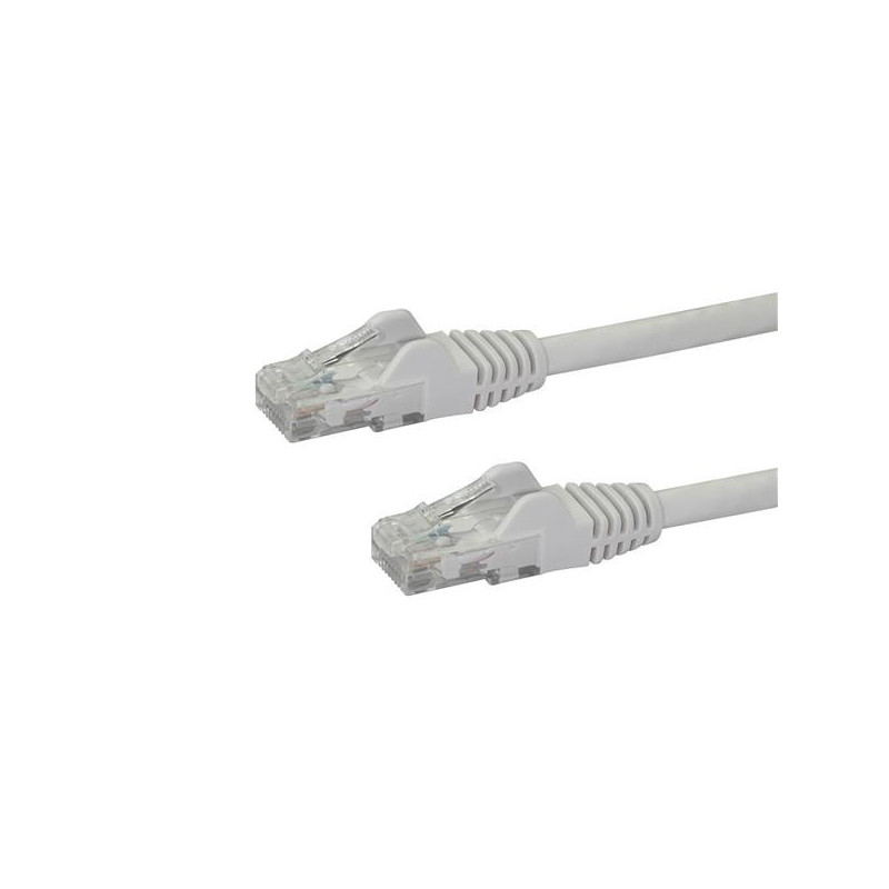 StarTech.com N6PATC10MWH cavo di rete Bianco 10 m Cat6 U/UTP (UTP)