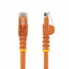 StarTech.com Cavo patch antigroviglio UTP RJ45 Cat6 Gigabit 3 m arancione - Cavo patch 3 m