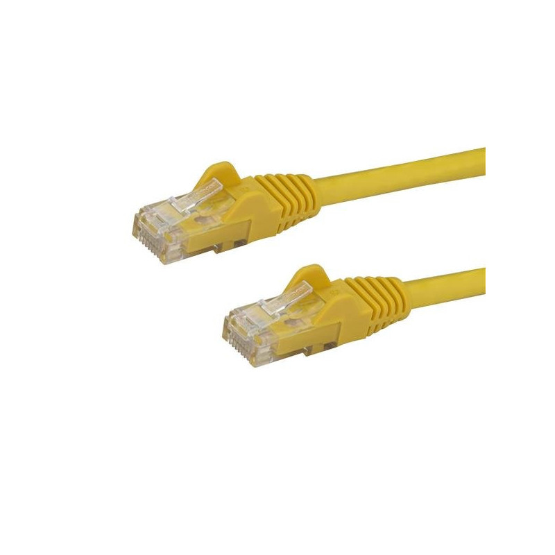 StarTech.com Cavo di Rete Giallo Cat6 UTP Ethernet Gigabit RJ45 Antigroviglio - 50cm