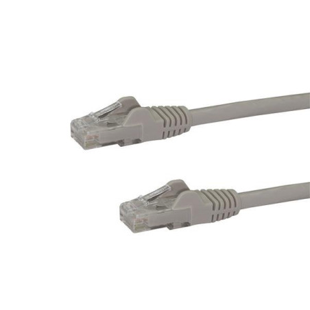 StarTech.com Cavo patch antigroviglio UTP RJ45 Cat6 Gigabit 3 m grigio - Cavo patch 3 m