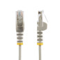 StarTech.com Cavo di Rete Ethernet Snagless CAT6 da 2m - Cavo Patch antigroviglio slim RJ45 - Grigio