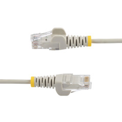 StarTech.com Cavo di Rete Ethernet Snagless CAT6 da 2m - Cavo Patch antigroviglio slim RJ45 - Grigio