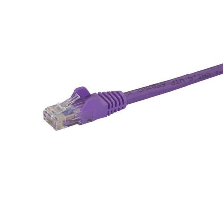 StarTech.com Cavo di rete Cat 6 - Cavo Patch Ethernet Gigabit viola da 2m antigroviglio