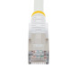 StarTech.com Cavo Ethernet CAT 6a - 2m - Bianco - Cavo di rete LAN Low Smoke Zero Halogen (LSZH) - 10GbE 500MHz 100W PoE++ -