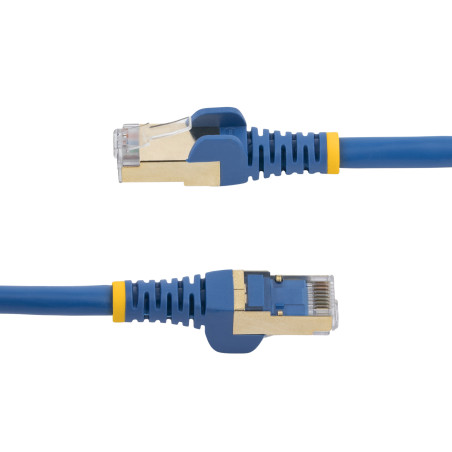 StarTech.com Cavo patch CAT6a da 1,5 m - Schermato (STP) - Filo di rame al 100% - Connettore antistrappo - Blu