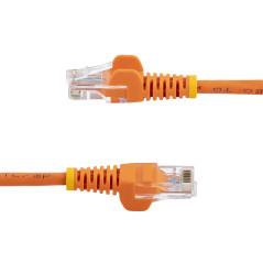 StarTech.com Cavo di rete CAT 5e - Cavo Patch Ethernet RJ45 UTP Arancio da 3m antigroviglio