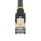 StarTech.com Cavo di Rete Ethernet Cat6a - Cavo Schermato STP da 2m - Nero