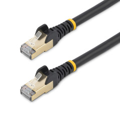 StarTech.com Cavo di Rete Ethernet Cat6a - Cavo Schermato STP da 2m - Nero