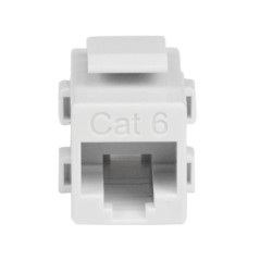 StarTech.com Accoppiatore di rete jack Keystone RJ45 Cat 6 bianco - F F