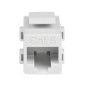 StarTech.com Accoppiatore di rete jack Keystone RJ45 Cat 6 bianco - F/F