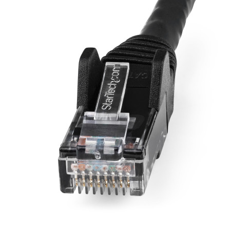 StarTech.com N6LPATCH50CMBK cavo di rete Nero 0,5 m Cat6 U/UTP (UTP)