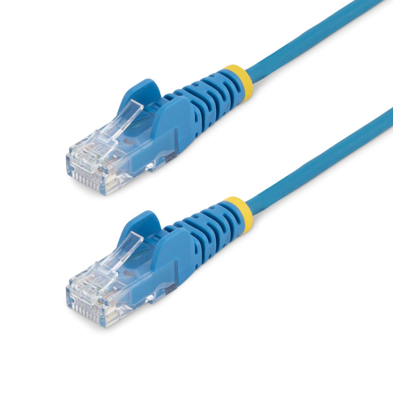 StarTech.com Cavo di Rete Ethernet Snagless CAT6 da 2m - Cavo Patch antigroviglio slim RJ45 - Blu