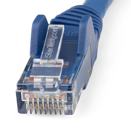 StarTech.com N6LPATCH3MBL cavo di rete Blu 3 m Cat6 U/UTP (UTP)